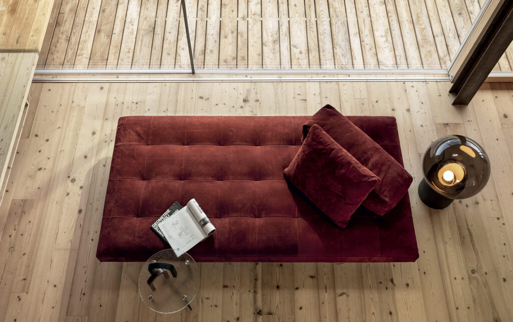 Méridienne en tissu personnalisable ou cuir