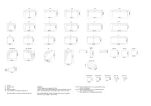Canapé d'angle grand format
