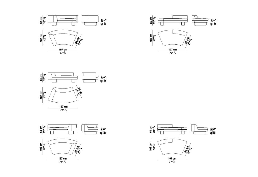 canapé panoramique rond