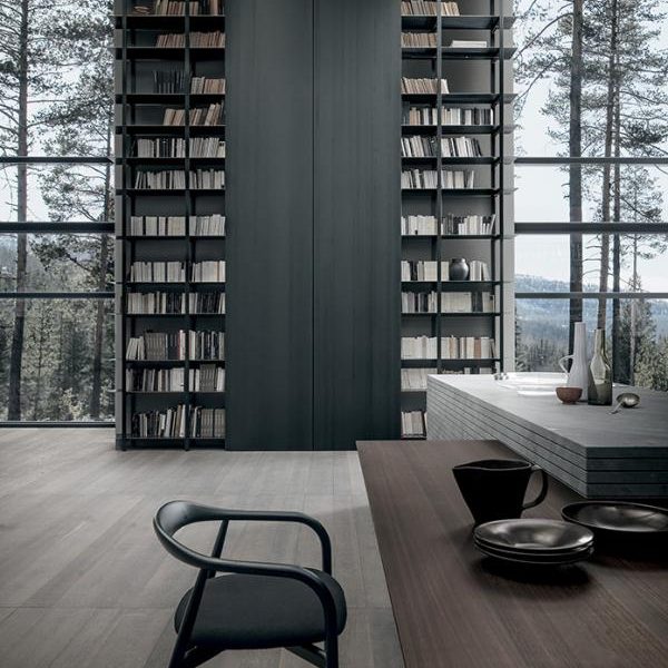 Bibliothèque et cuisine MODULNOVA