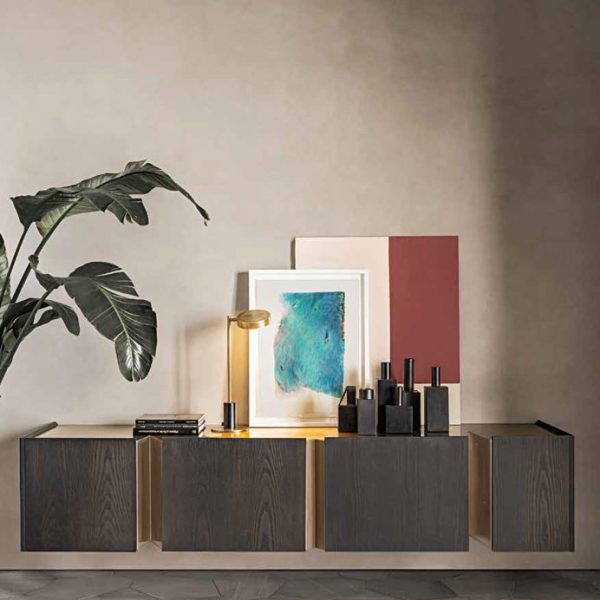 Buffet-suspendu-bois-fonce-metal