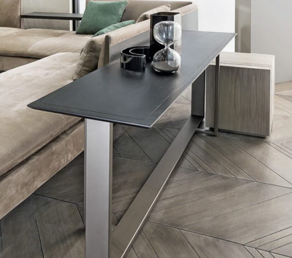 Console-bois et metal design-contemporain-Via-Brera