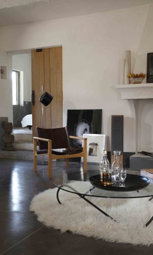 table basse en verre ronde kaeko via brera